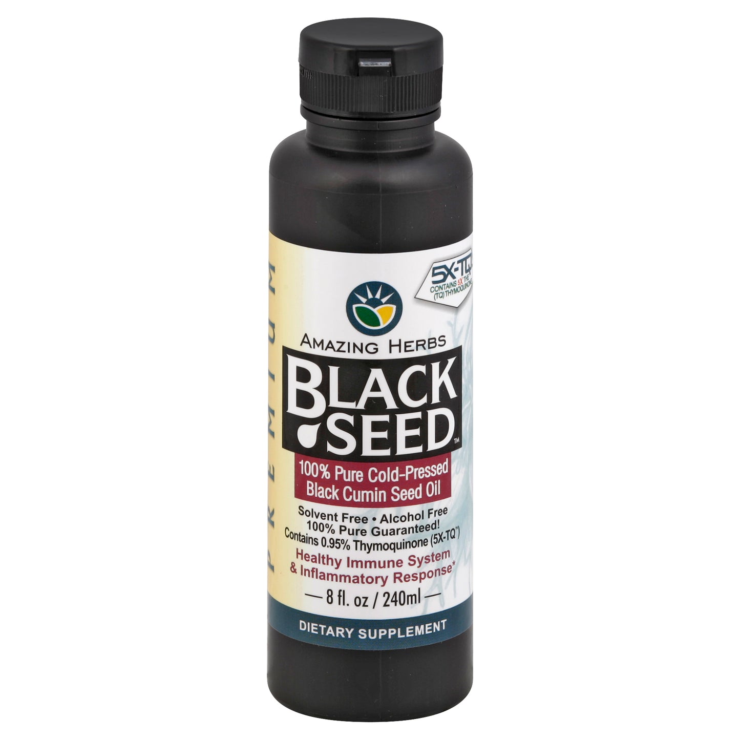 Amazing Herbs Black Cumin Seed Oil 8 oz