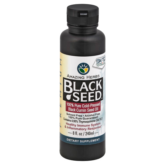 Amazing Herbs Black Cumin Seed Oil 8 oz