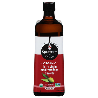 Spectrum Culinary Organic Extra Virgin Mediterranean Olive Oil 32 fl oz