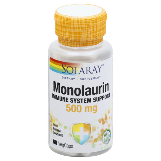 Solaray Vegcaps 500 mg Monolaurin 60 ea