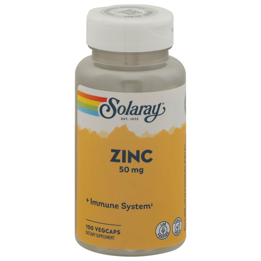 Solaray 50 mg Zinc 100 Vegcaps