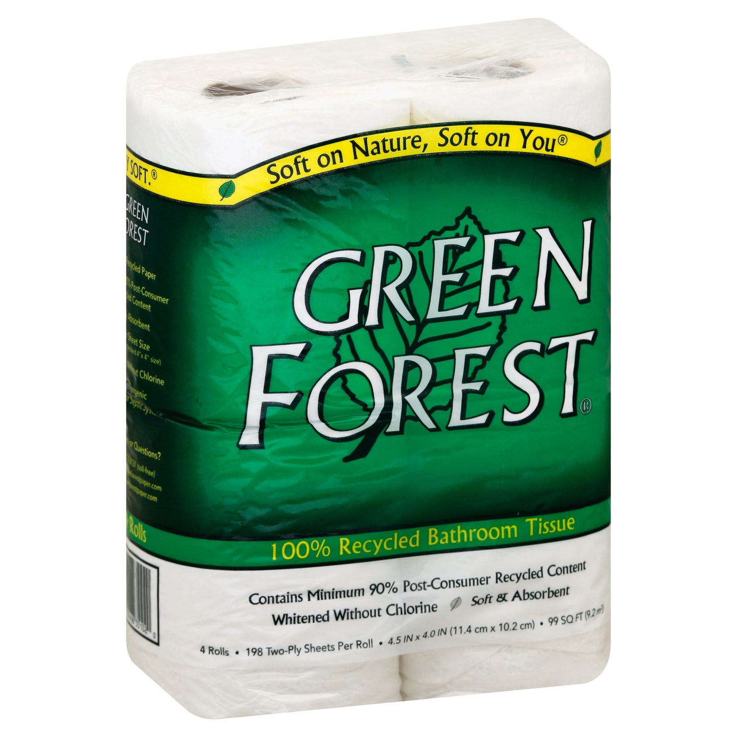 Green Forest Bathroom Tissue 4 ea