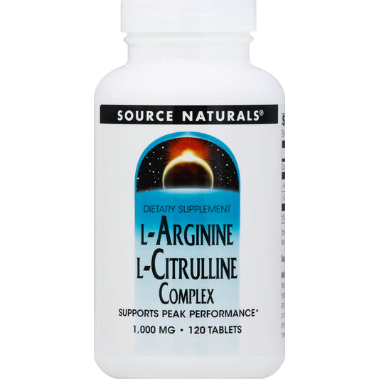 Source Naturals SOURCE NATURALS L ARG/L CIT TABS 120 CT