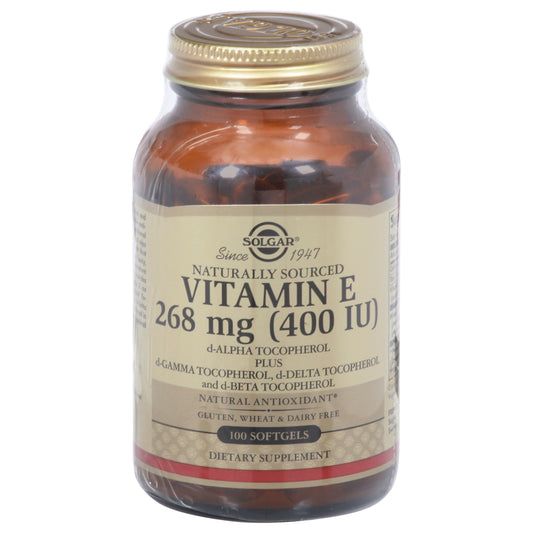 Solgar 268 mg Vitamin E 100 Softgels