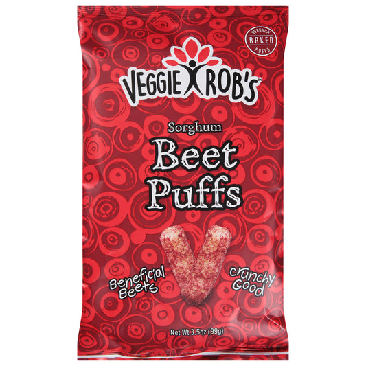 Veggie Rob's Sorghum Baked Beet Puffs 3.5 oz