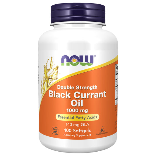 Black Currant Oil, Double Strength 1000 mg - 100 Softgels