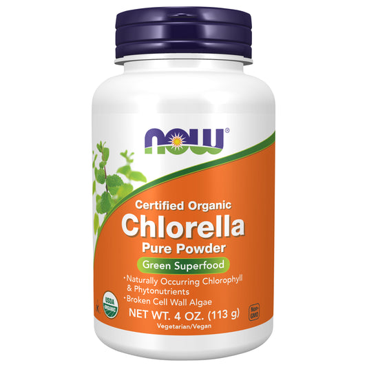 Chlorella Powder, Organic - 4 oz.