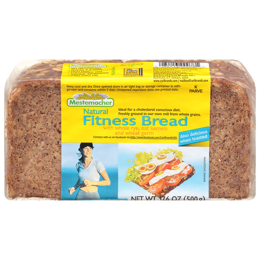 Mestemacher Natural Fitness Bread 17.6 oz Pack