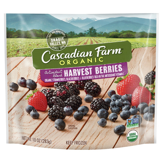 Cascadian Farm Organic Antioxidant Blend Harvest Berries 10 oz