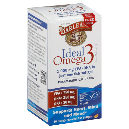 Barleans Ideal Omega 3 Supplement 30 ea