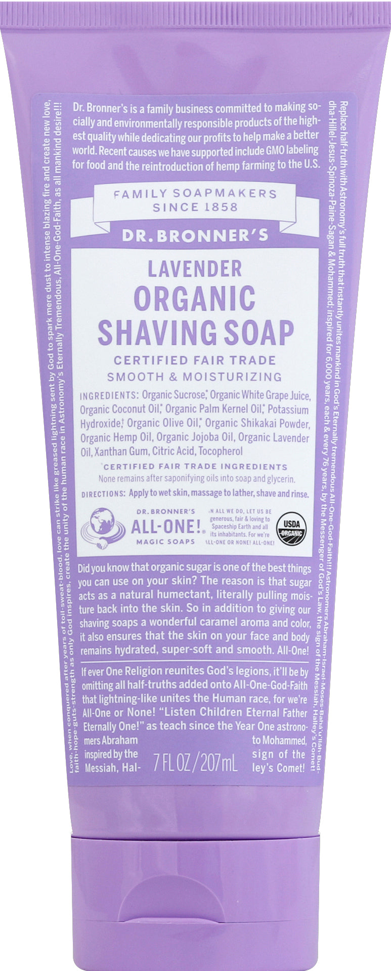 Dr. Bronner's Shaving Gel 7 oz