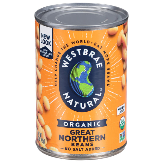 Westbrae Natural Organic Great Northern Beans 15 oz