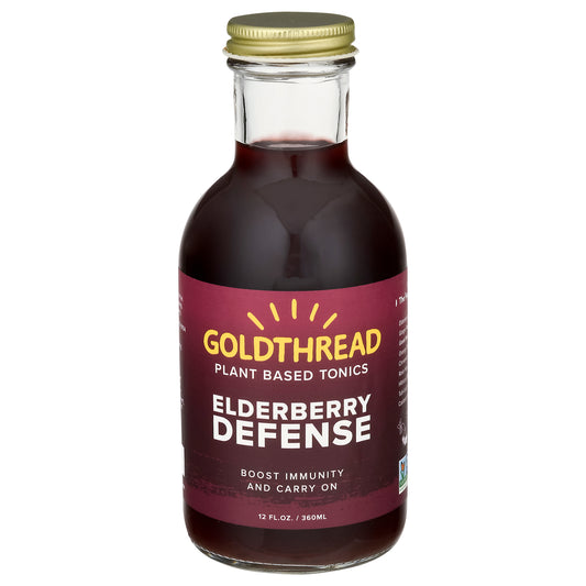 Goldthread Plant Based Elderberry Defense Tonics 12 fl oz
