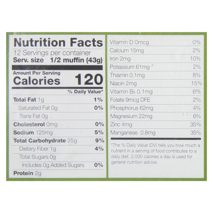 Food For Life Multi Seed Gluten Free English Muffins 6 ea