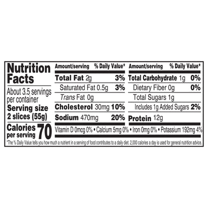 Applegate Natural Black Forest Uncured Ham Sliced, 7oz