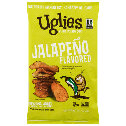 Uglies Jalapeno Flavored Kettle Potato Chips 6 oz