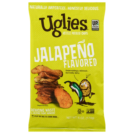 Uglies Jalapeno Flavored Kettle Potato Chips 6 oz