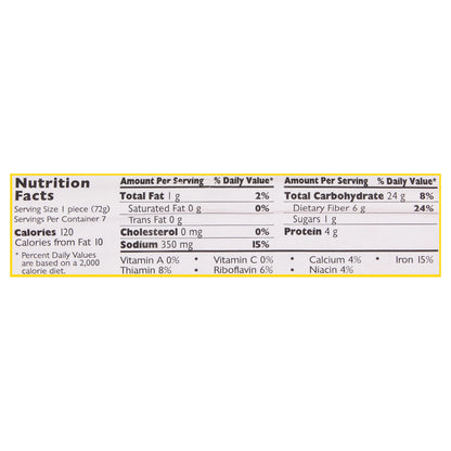 Mestemacher Natural Fitness Bread 17.6 oz Pack