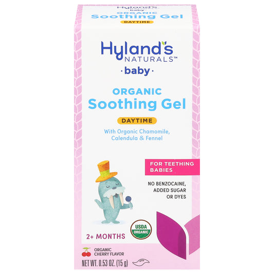 Hyland's Naturals Organic Baby Daytime 2+ months Cherry Flavor Soothing Gel 0.53 oz
