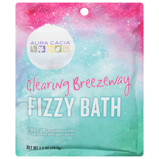 Aura Cacia Clearing Breezeway Fizzy Bath 2.5 oz