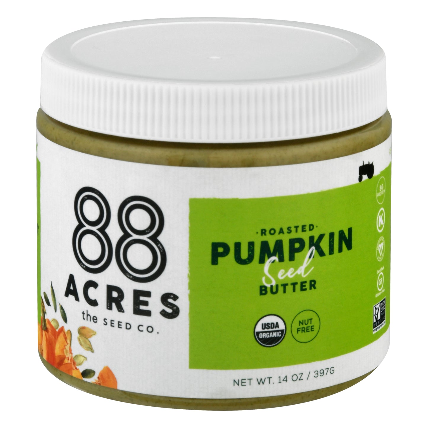 88 Acres Roasted Pumpkin Seed Butter 14 oz
