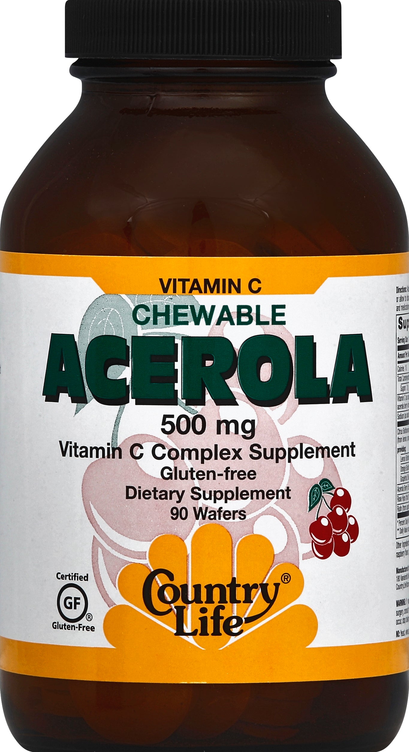 Country Life CNTRY LIFE ACEROLA C CHRY WFR 90 CT