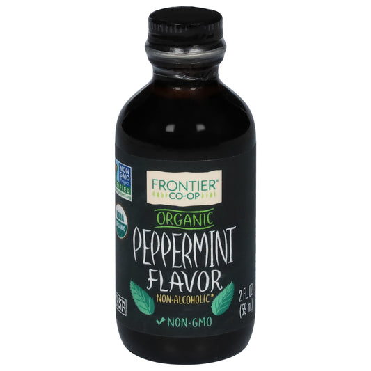 Frontier Co-op Organic Peppermint Flavor 2 fl oz