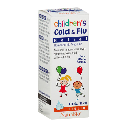 NatraBio Cold & Flu Relief 1 oz