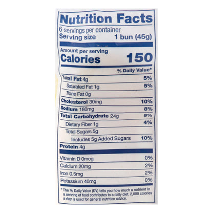 Bakerly Brioche Hot Dog Buns 9.52 oz