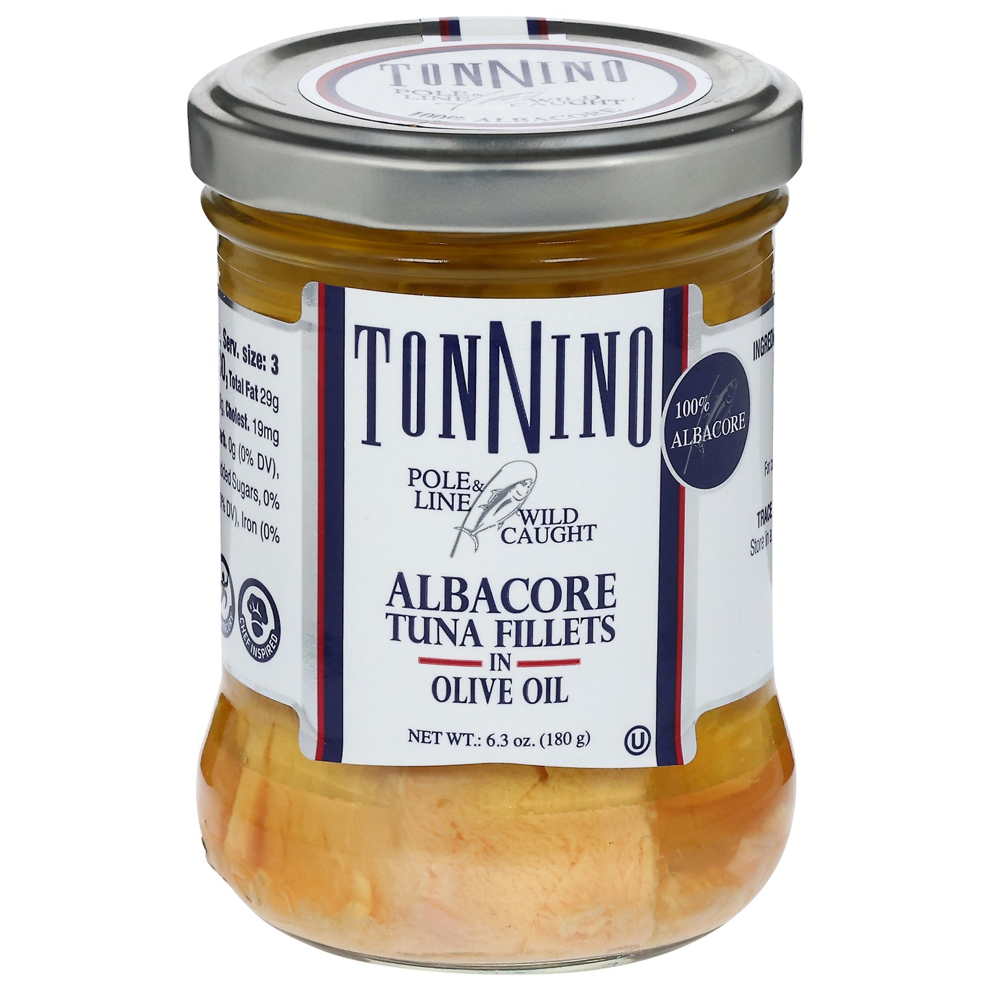 Tonnino Albacore Tuna Fillets in Olive Oil 6.3 oz