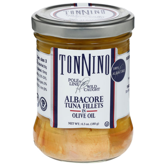 Tonnino Albacore Tuna Fillets in Olive Oil 6.3 oz