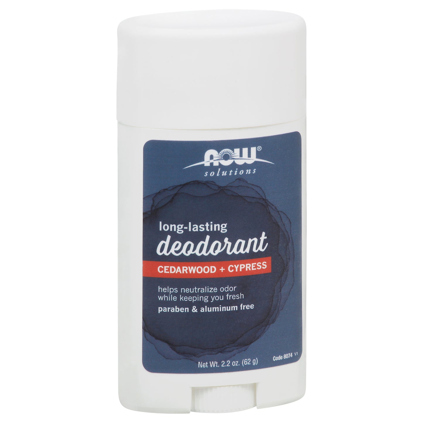 NOW Solutions Long-Lasting Cedarwood + Cypress Deodorant 2.2 oz
