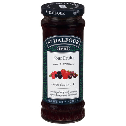 St Dalfour Four Fruits Fruit Spread 10 oz