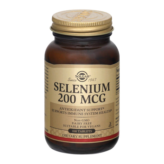 Solgar 200 mcg Tablets Selenium 100 ea
