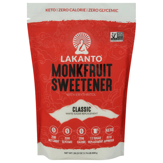 Lakanto Classic Monkfruit Sweetener with Erythritol 28.22 oz