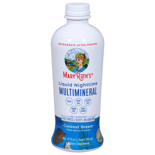 MaryRuth's Nighttime Coconut Dream Multimineral Liquid 32 fl oz