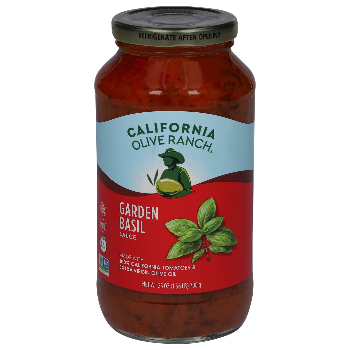 California Olive Ranch Garden Basil Sauce 25 oz