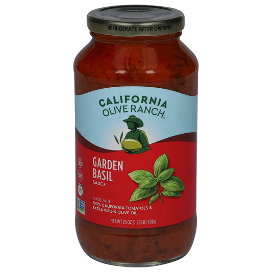 California Olive Ranch Garden Basil Sauce 25 oz