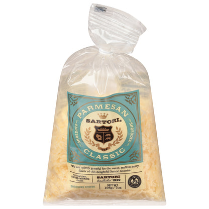 Sartori Parmesan Classic Shredded Cheese 7 oz