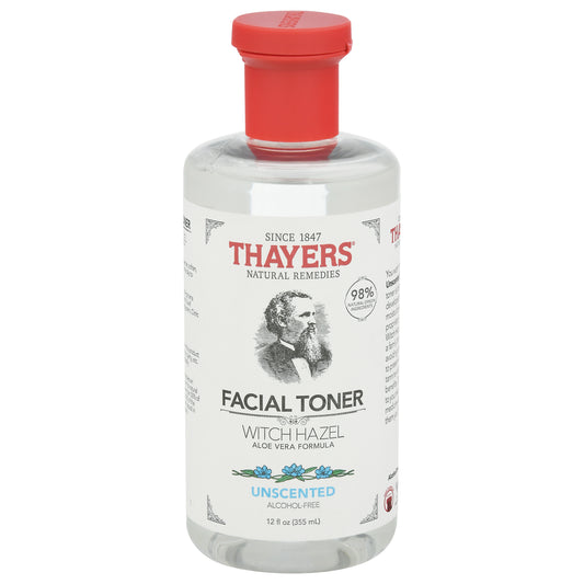 Thayers Witch Hazel Alcohol-Free Unscented Facial Toner 12 fl oz