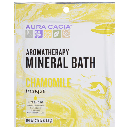 Aura Cacia Tranquil Aromatherapy Chamomile Mineral Bath 2.5 oz