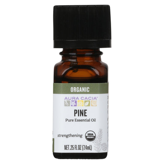 Aura Cacia Organic Pine Pure Essential Oil 0.25 fl oz