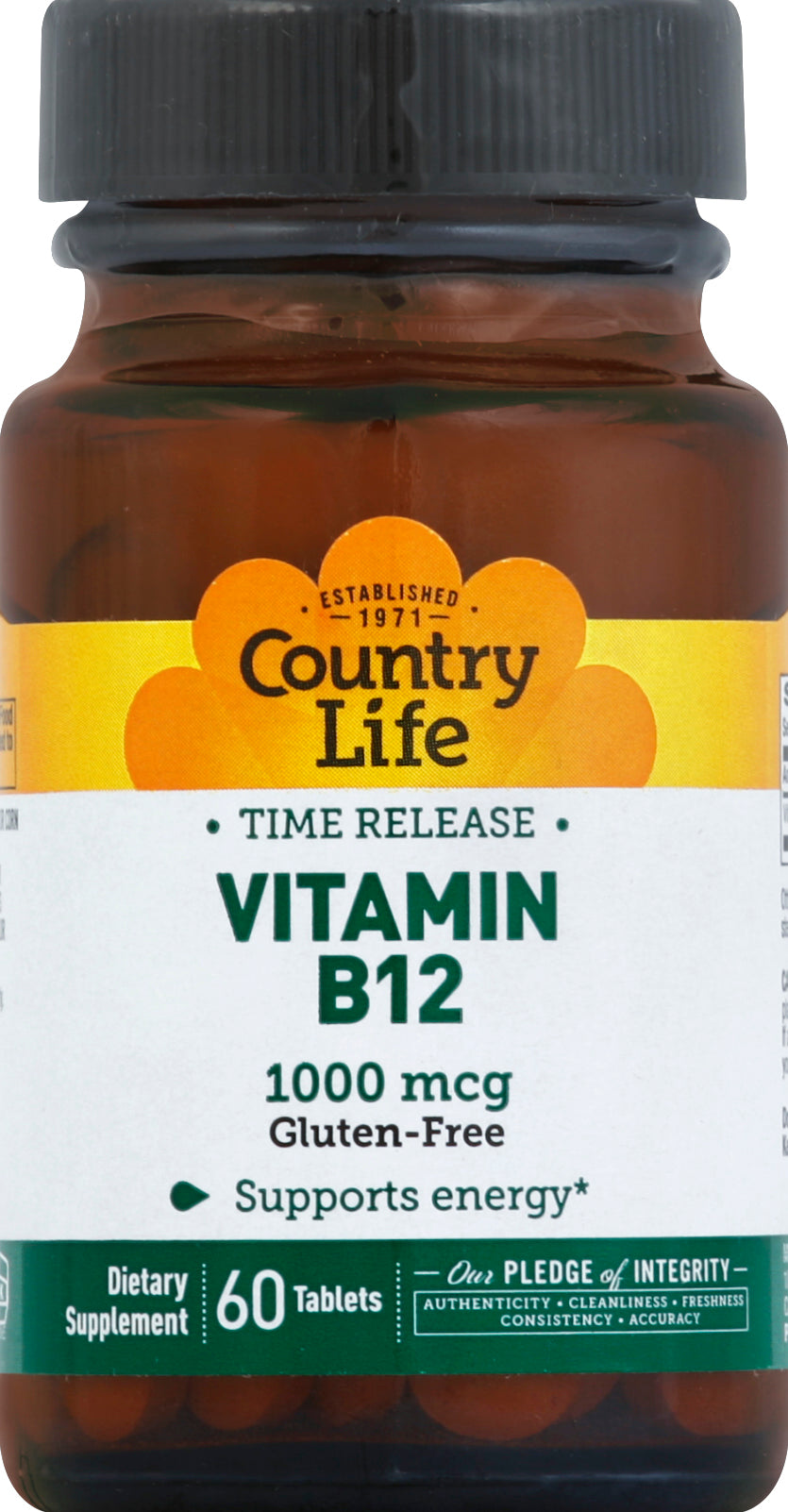 Country Life CNTRY LIFE B-12 1000 MCG TABS 60 CT