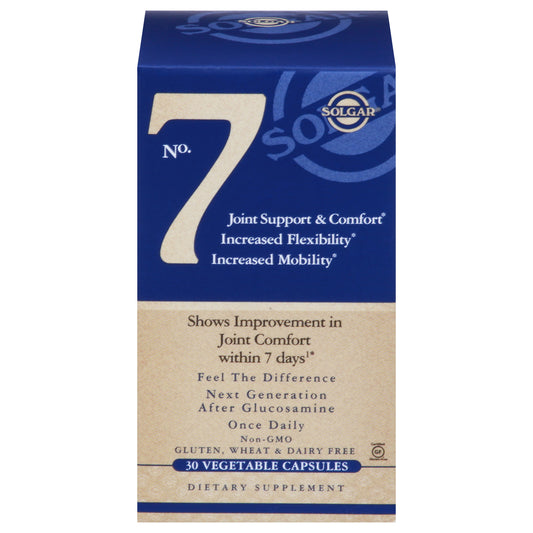 Solgar No. 7 Joint Support & Comfort 30 Vegetable Capsules