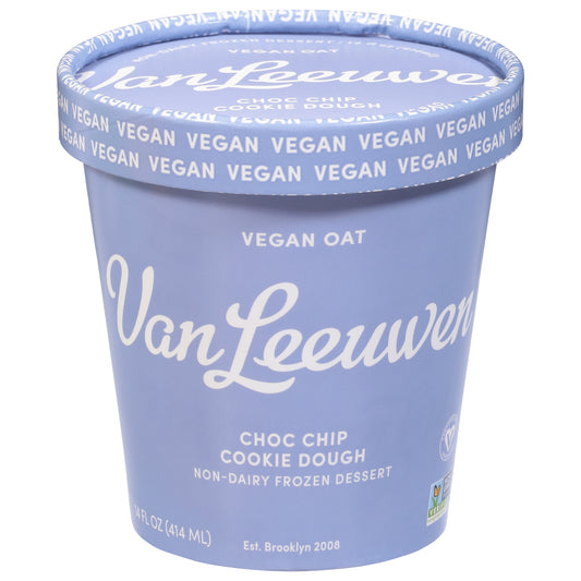 Van Leeuwen Vegan Out Non-Dairy Choc Chip Cookie Dough Frozen Dessert 14 fl oz
