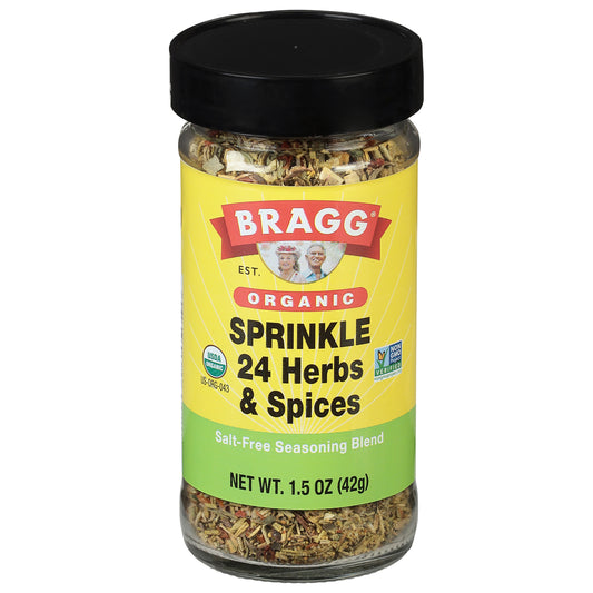 Bragg Organic 24 Herbs & Spices Sprinkle Salt-Free Seasoning Blend 1.5 oz