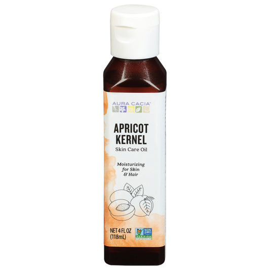 Aura Cacia Apricot Kernel Skin Care Oil 4 fl oz