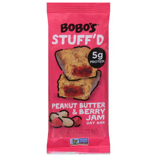 Bobo's Stuff'd Peanut Butter & Berry Jam Oat Bar 2.5 oz