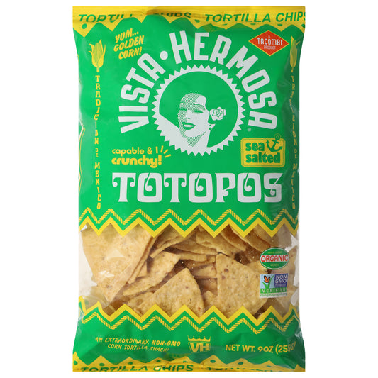 Vista Hermosa Capable & Crunchy Sea Salted Tortilla Chips 9 oz