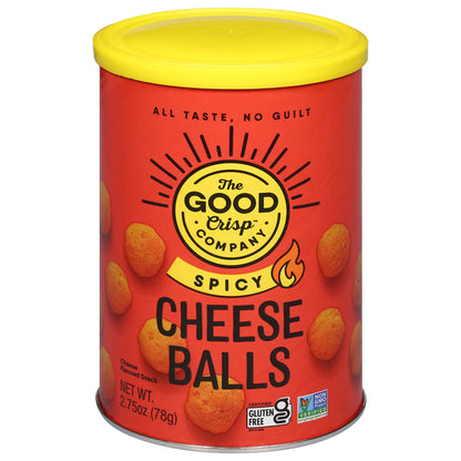 The Good Crisp Company Spicy Cheese Balls 2.75 oz